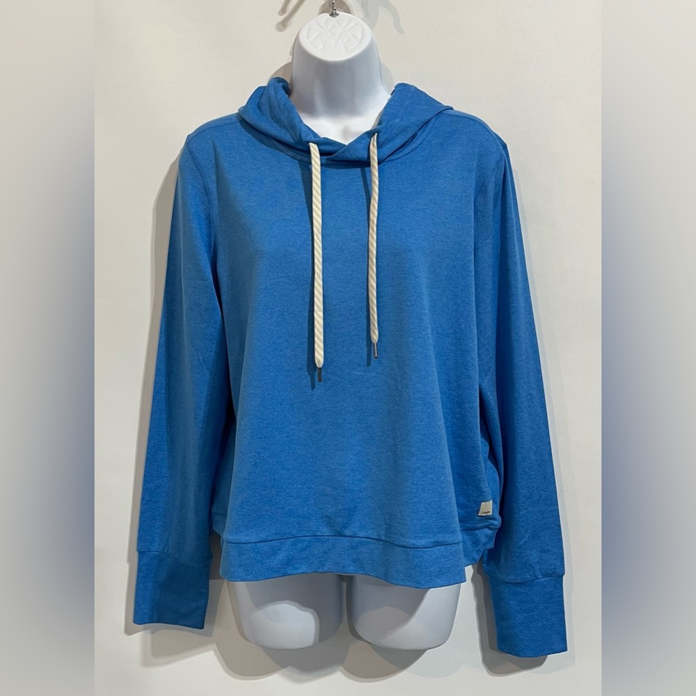 NWOT Vuori Halo Essential Hoodie Blue Size Large